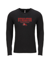 Streator HS Girls Basketball Block - Tri-Blend Long Sleeve