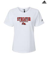 Streator HS Girls Basketball Block - Womens Adidas Performance Shirt