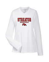 Streator HS Girls Basketball Block - Womens Performance Longsleeve