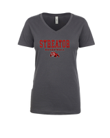 Streator HS Girls Basketball Block - Womens Vneck
