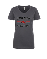 Streator HS Girls Basketball Curve - Womens Vneck