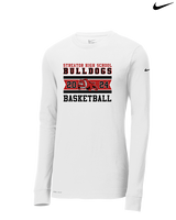 Streator HS Girls Basketball Stamp - Mens Nike Longsleeve