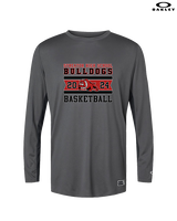 Streator HS Girls Basketball Stamp - Mens Oakley Longsleeve