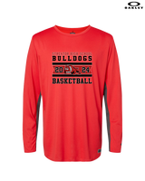 Streator HS Girls Basketball Stamp - Mens Oakley Longsleeve