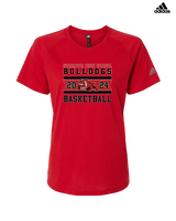Streator HS Girls Basketball Stamp - Womens Adidas Performance Shirt