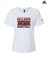 Streator HS Girls Basketball Stamp - Womens Adidas Performance Shirt