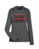 Streator HS Girls Basketball Stamp - Womens Performance Longsleeve