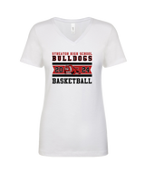 Streator HS Girls Basketball Stamp - Womens Vneck