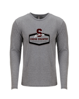 Stroudsburg HS Cross Country Board - Tri-Blend Long Sleeve