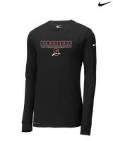 Stroudsburg HS Cross Country Border - Mens Nike Longsleeve