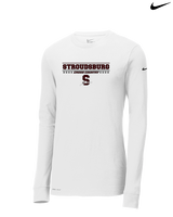 Stroudsburg HS Cross Country Border - Mens Nike Longsleeve