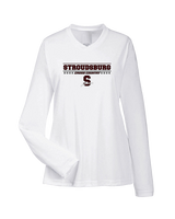 Stroudsburg HS Cross Country Border - Womens Performance Longsleeve
