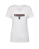 Stroudsburg HS Cross Country Border - Womens Vneck