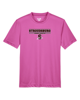 Stroudsburg HS Cross Country Border - Youth Performance Shirt