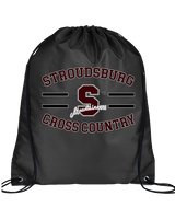 Stroudsburg HS Cross Country Curve - Drawstring Bag