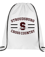 Stroudsburg HS Cross Country Curve - Drawstring Bag