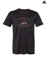 Stroudsburg HS Cross Country Curve - Mens Adidas Performance Shirt