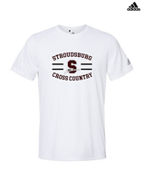 Stroudsburg HS Cross Country Curve - Mens Adidas Performance Shirt