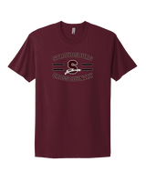 Stroudsburg HS Cross Country Curve - Mens Select Cotton T-Shirt
