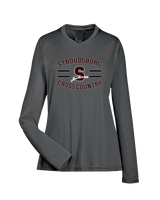 Stroudsburg HS Cross Country Curve - Womens Performance Longsleeve