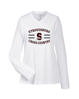 Stroudsburg HS Cross Country Curve - Womens Performance Longsleeve