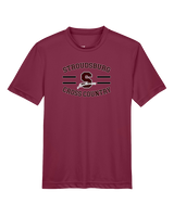 Stroudsburg HS Cross Country Curve - Youth Performance Shirt