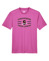 Stroudsburg HS Cross Country Curve - Youth Performance Shirt