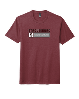 Stroudsburg HS Cross Country Pennant - Tri-Blend Shirt