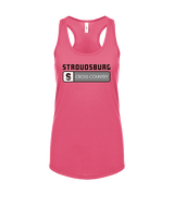 Stroudsburg HS Cross Country Pennant - Womens Tank Top