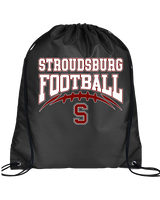 Stroudsburg HS Football Football - Drawstring Bag