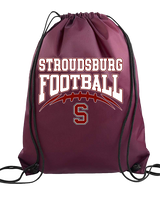 Stroudsburg HS Football Football - Drawstring Bag