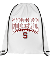 Stroudsburg HS Football Football - Drawstring Bag