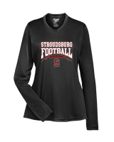 Stroudsburg HS Football Football - Womens Performance Longsleeve