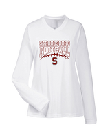 Stroudsburg HS Football Football - Womens Performance Longsleeve