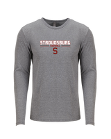 Stroudsburg HS Football Keen - Tri-Blend Long Sleeve