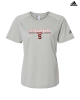 Stroudsburg HS Football Keen - Womens Adidas Performance Shirt
