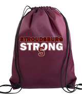 Stroudsburg HS Football Strong - Drawstring Bag