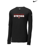 Stroudsburg HS Football Strong - Mens Nike Longsleeve