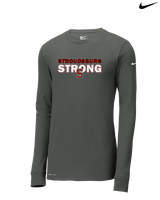 Stroudsburg HS Football Strong - Mens Nike Longsleeve
