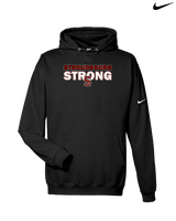 Stroudsburg HS Football Strong - Nike Club Fleece Hoodie