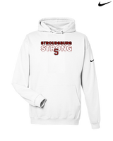 Stroudsburg HS Football Strong - Nike Club Fleece Hoodie