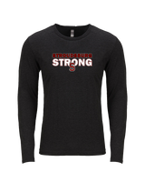 Stroudsburg HS Football Strong - Tri-Blend Long Sleeve