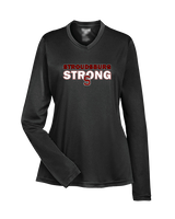Stroudsburg HS Football Strong - Womens Performance Longsleeve