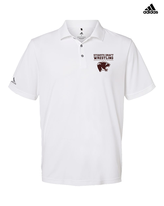 Stuarts Draft HS Wrestling C1 - Mens Adidas Polo