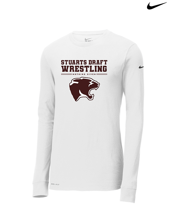 Stuarts Draft HS Wrestling C1 - Mens Nike Longsleeve
