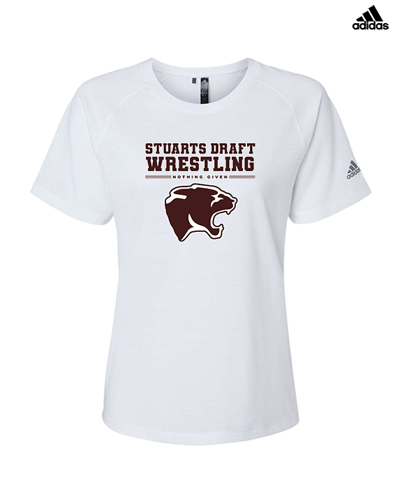 Stuarts Draft HS Wrestling C1 - Womens Adidas Performance Shirt