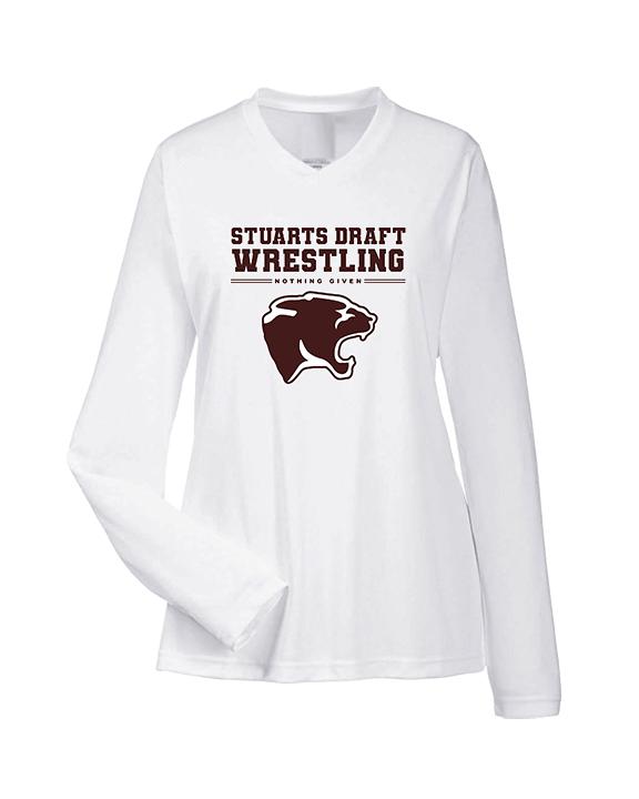 Stuarts Draft HS Wrestling C1 - Womens Performance Longsleeve