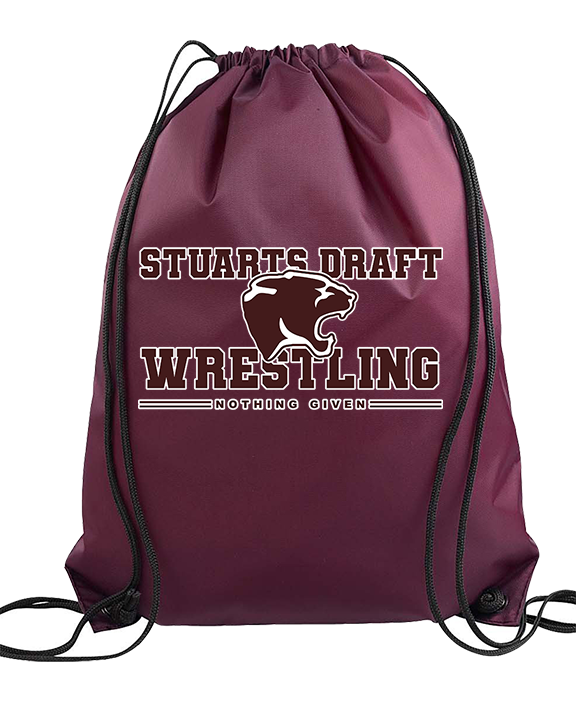 Stuarts Draft HS Wrestling C2 - Drawstring Bag