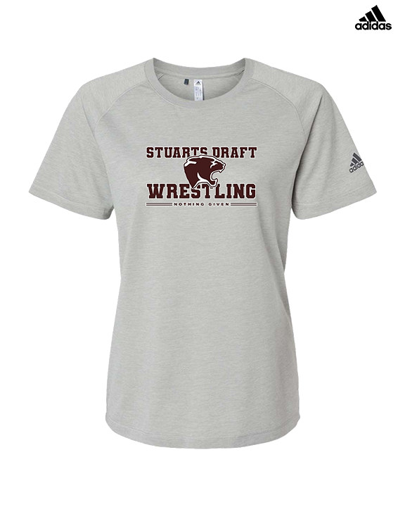Stuarts Draft HS Wrestling C2 - Womens Adidas Performance Shirt