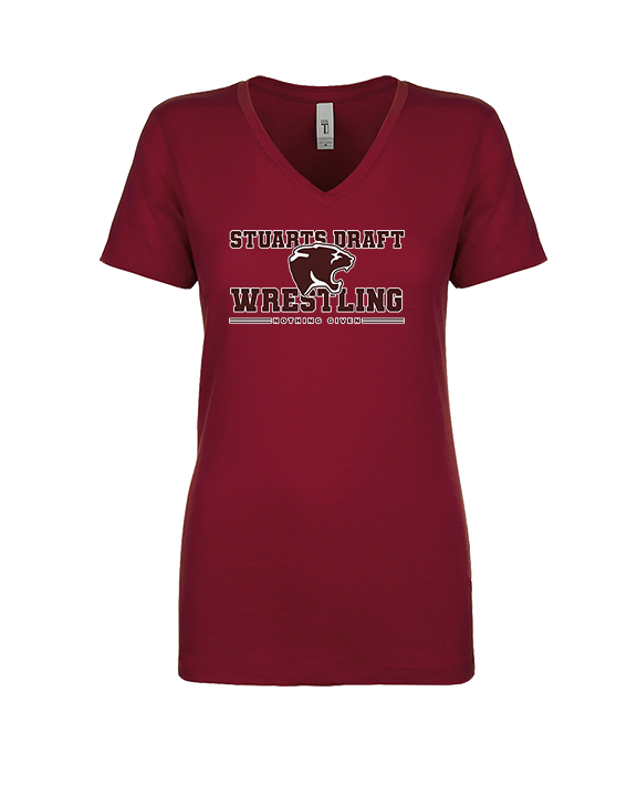 Stuarts Draft HS Wrestling C2 - Womens Vneck